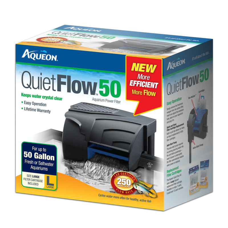 Aqueon QuietFlow Power Filter 50