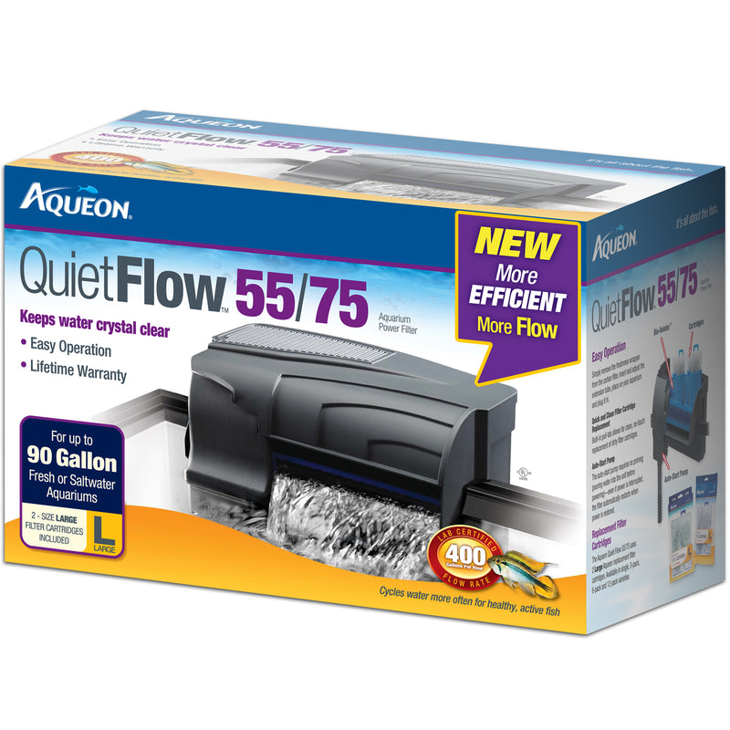 Aqueon QuietFlow Power Filter 55-75