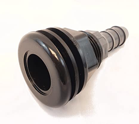 Lifegard Aquatics 3-4" FPT Bulkhead with insert