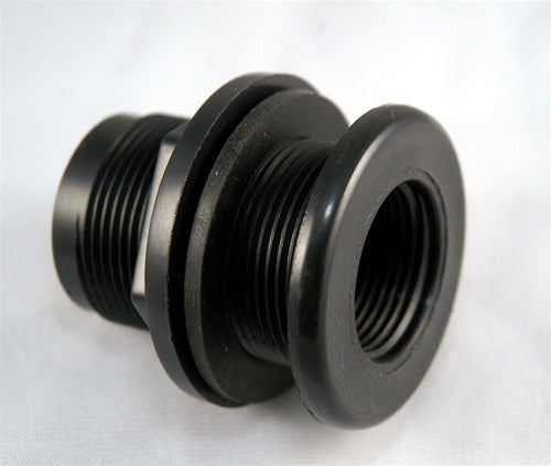 Lifegard Aquatics Standard Bulkhead (FPT FPT) - 1-1/2
