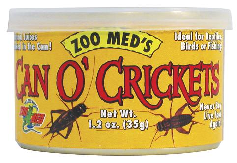 Zoo Med Can O' Crickets - 1.2 oz