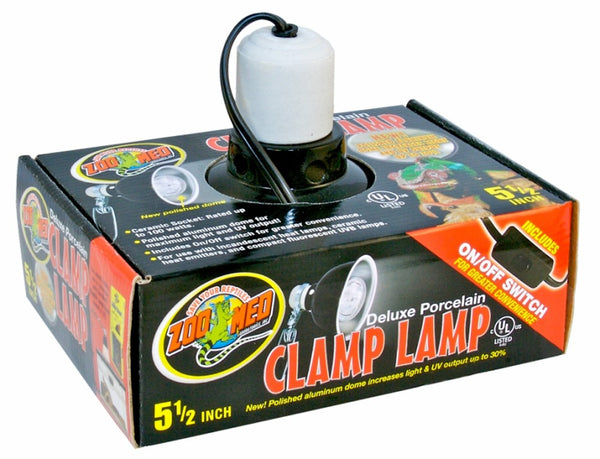 Zoo Med Deluxe Porcelain Clamp Lamp - 5.5 inch