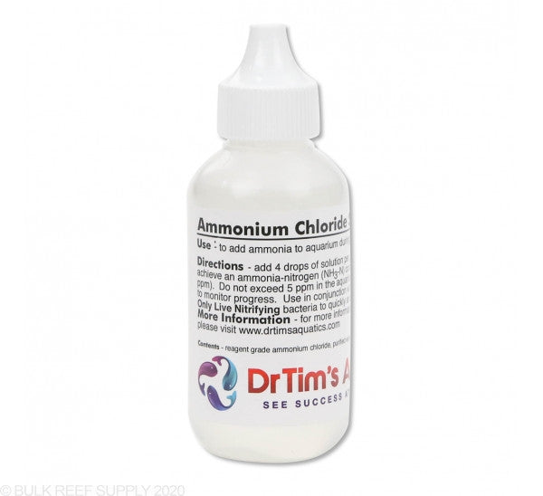 DrTim's Ammonium Chloride Solution for Fishless Cycling - 2oz