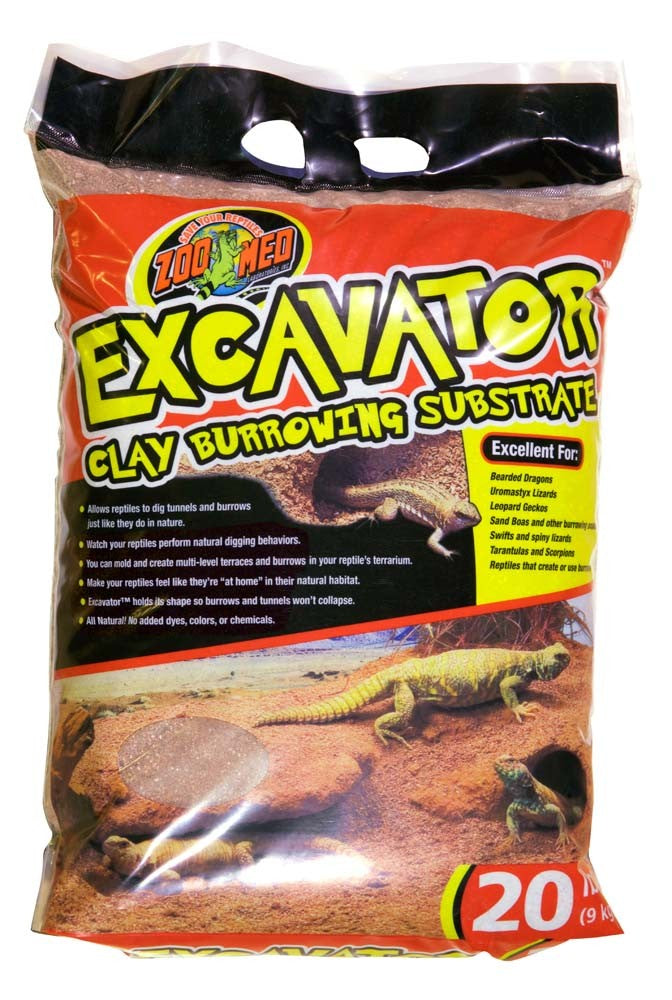 Zoo Med Excavator Clay Burrowing Substrate - 20 lb