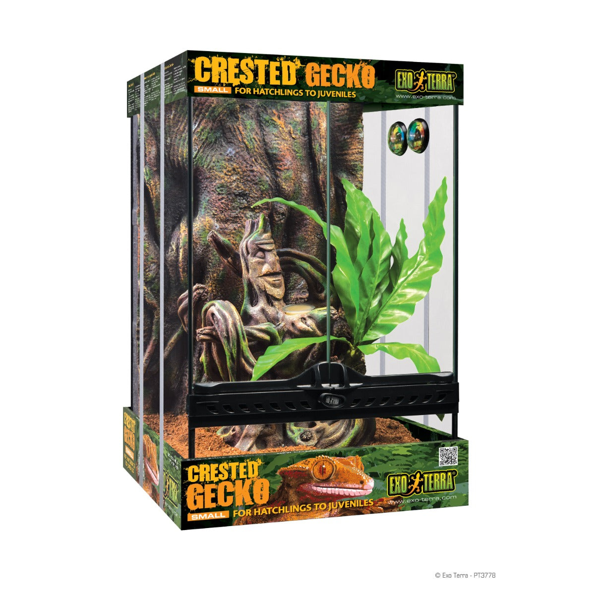 Exo Terra Crested Gecko Habitat Kit - Small - 30 x 30 x 45