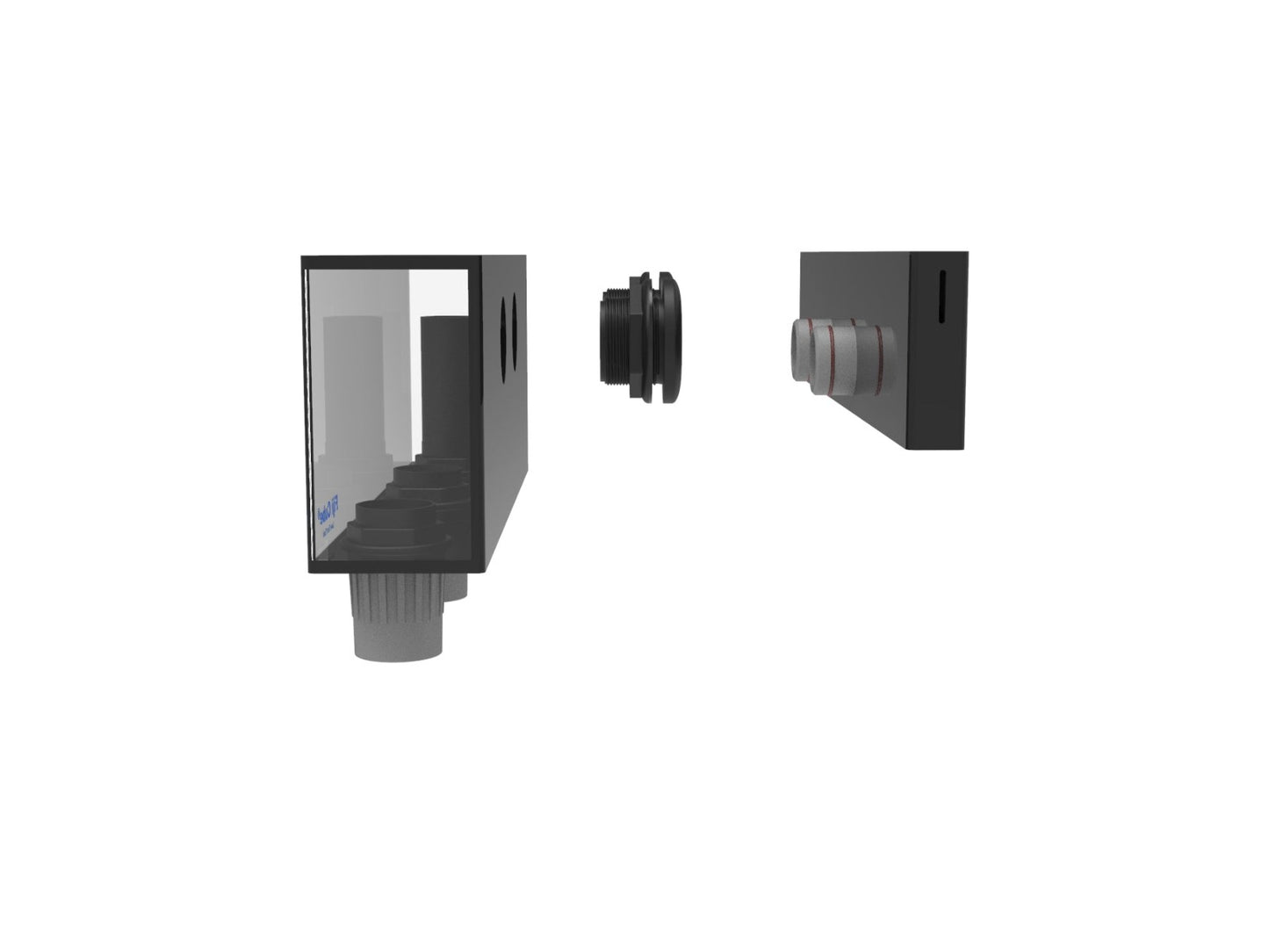 Fiji Cube Low Profile External Overflow Box - 2400 GPH