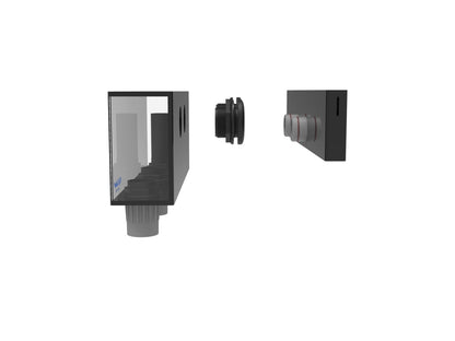 Fiji Cube Low Profile External Overflow Box - 2400 GPH