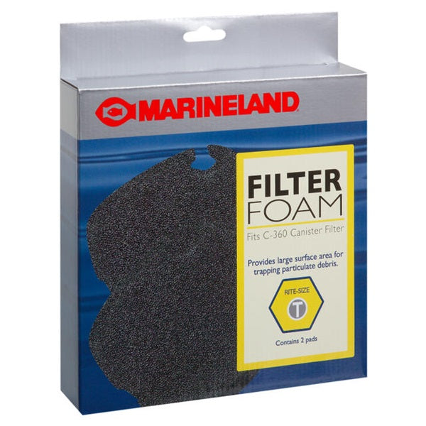 Marineland Filter Foam for Canister Filter Rite-Size T - 2 pk