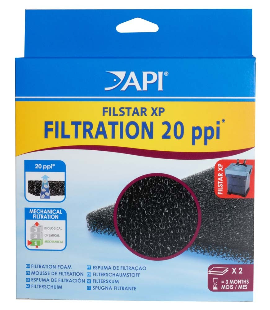 API Rena Filstar Filtration Foam 20 PPI - 2 pack
