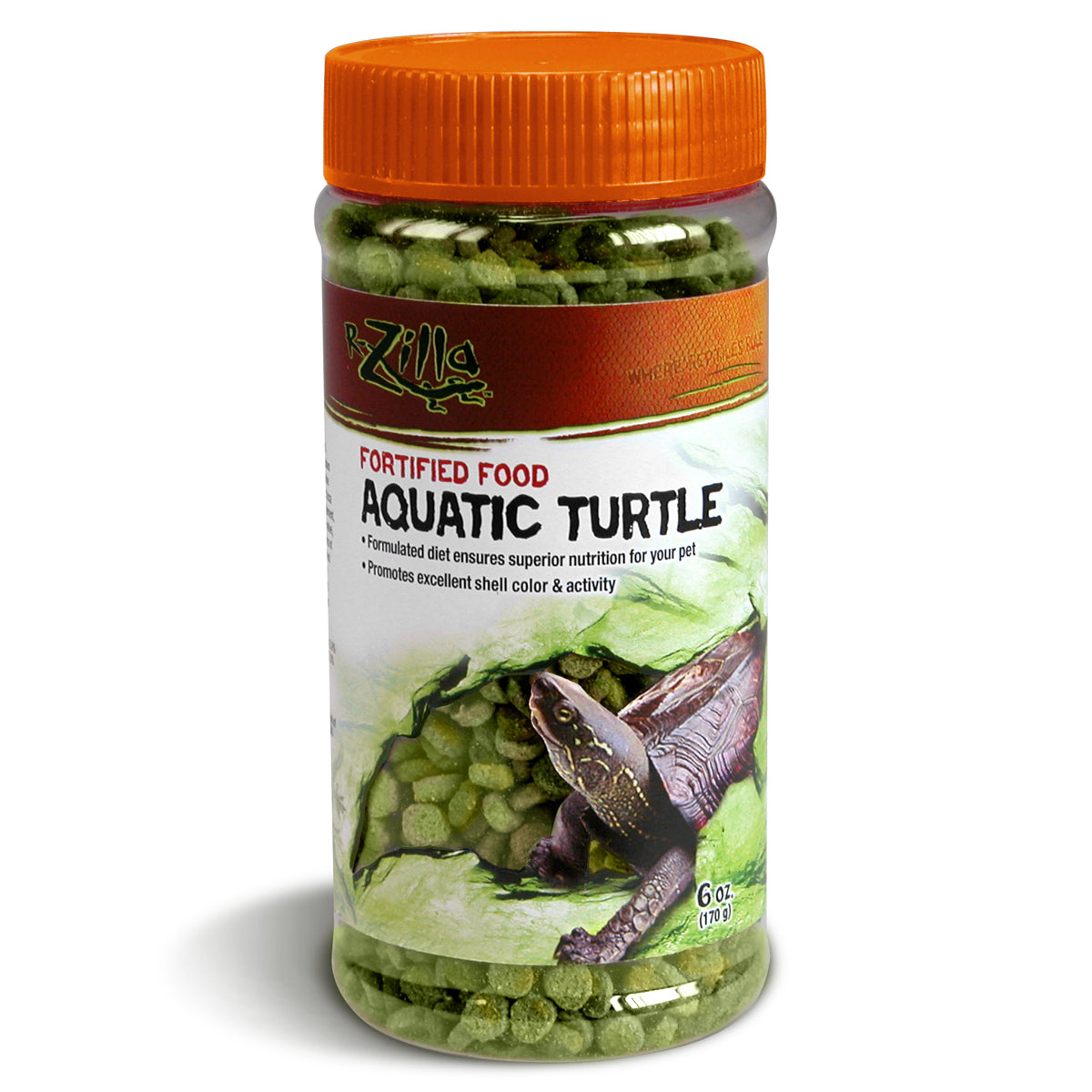 Zilla Fortified Aquatic Turtle Food - 6 oz