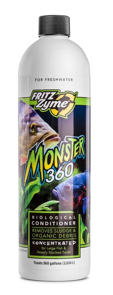 FritzZyme MONSTER 360 Biological Conditioner For Freshwater - 16 oz
