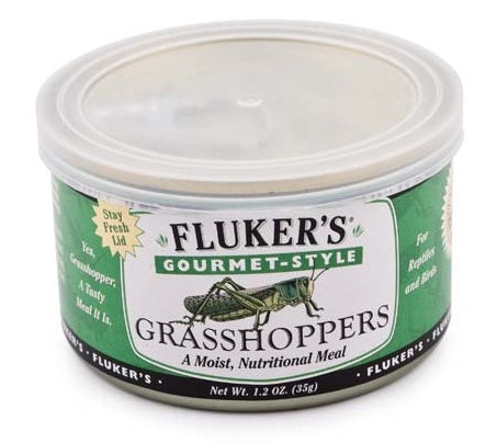 Fluker's Gourmet-Style Canned Grasshoppers - 1.2 oz