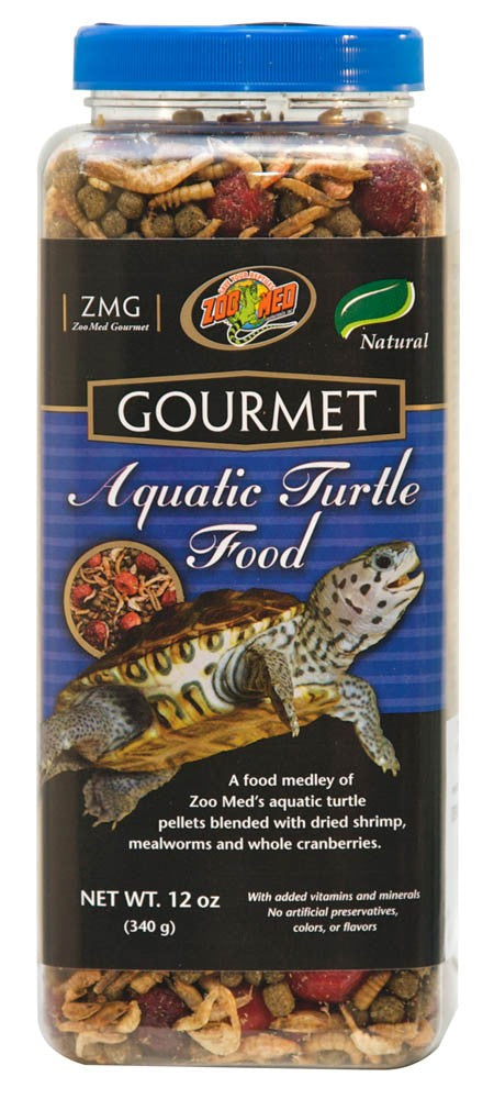 Zoo Med Gourmet Aquatic Turtle Food - 12 oz