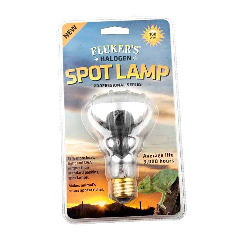 Fluker's Halogen Spot Lamp - 100 W