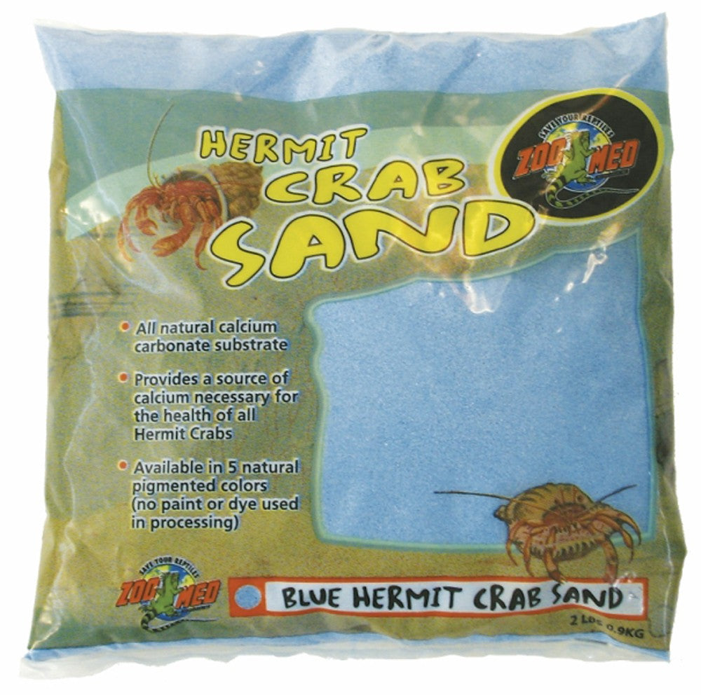 Zoo Med Hermit Crab Sand - 2 lb Blue