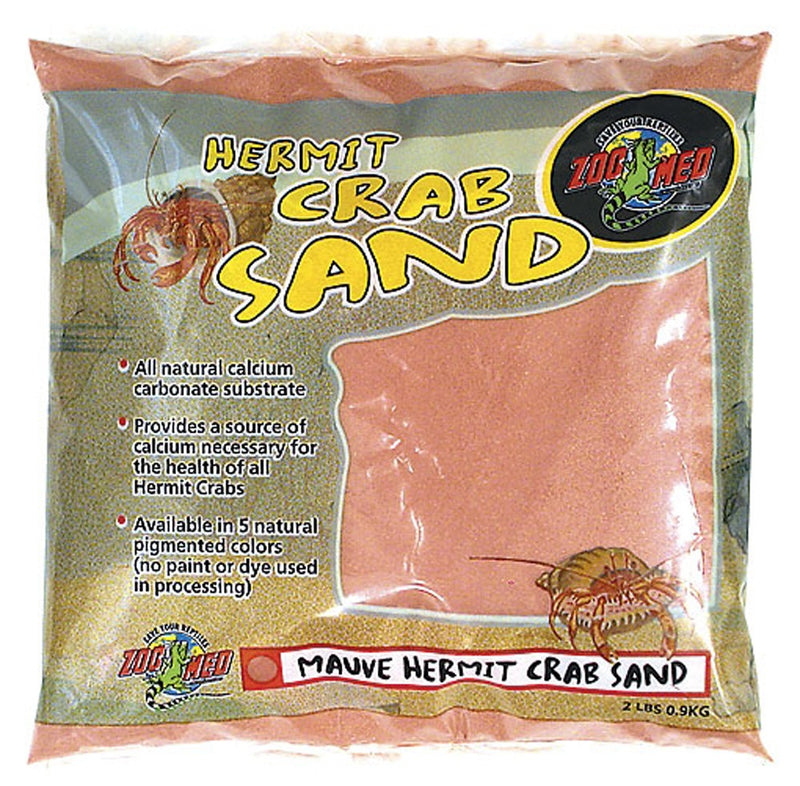 Zoo Med Hermit Crab Sand - 2 lb Mauve