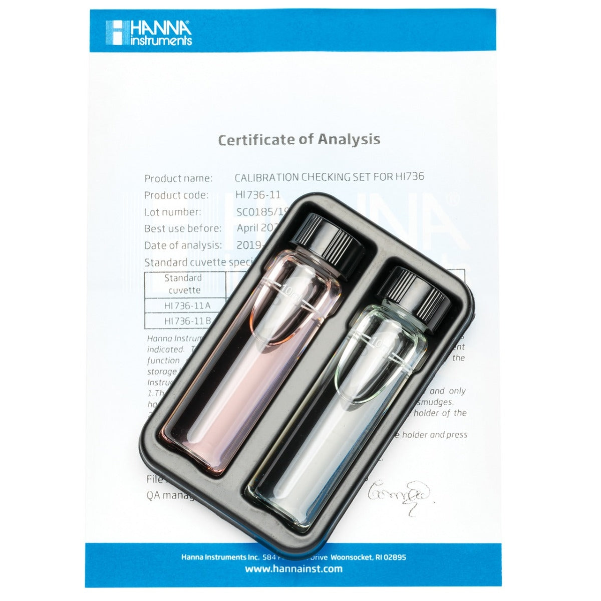 Hanna Marine Phosphorus Ultra Low Range Checker® HC Calibration Check Set HI736-11