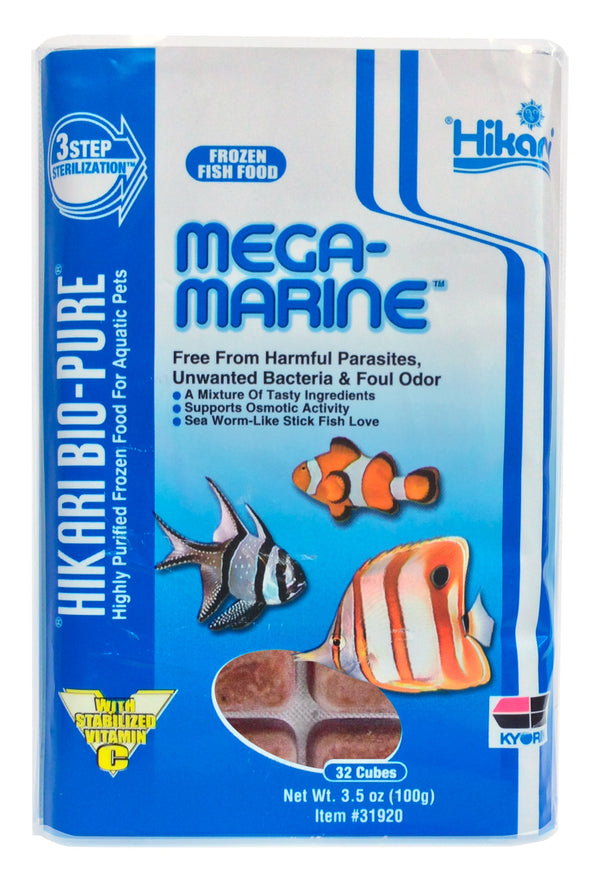 Hikari Bio-Pure Frozen Mega-Marine Cube Pack - 3.5oz