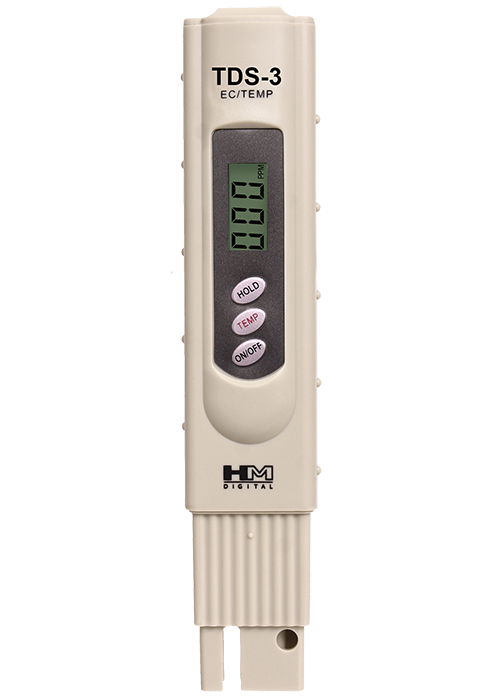 HM Digital Handheld TDS Meter with Carrying Case TDS-3