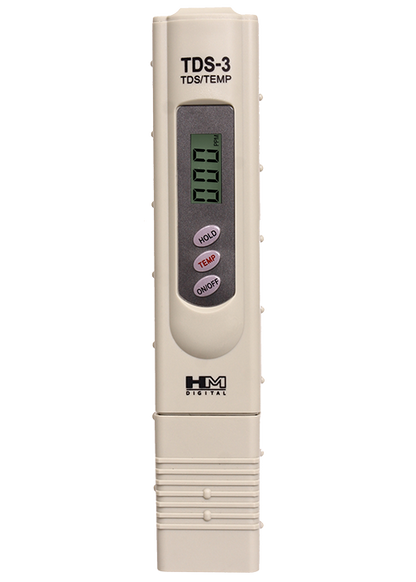HM Digital Handheld TDS Meter with Carrying Case TDS-3