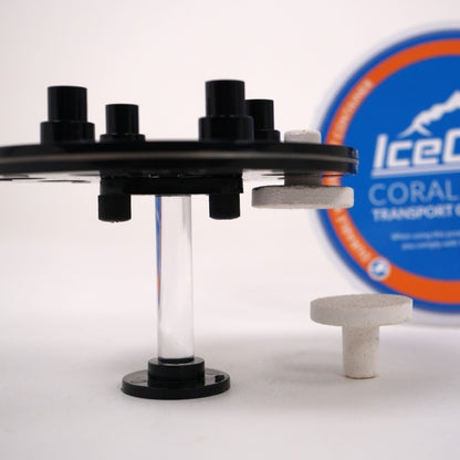 IceCap Coral Frag Transport Container - 8 Plugs