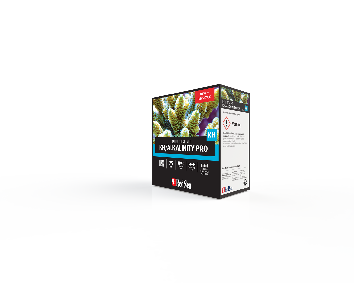 Red Sea Alkalinity Pro High Accuracy Titration Test Kit - 75 Tests