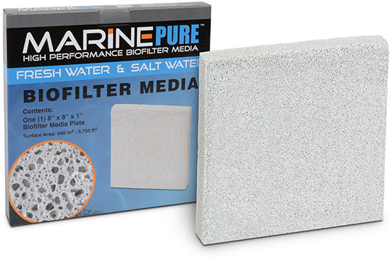 CerMedia MarinePure Biofilter Media Plate 8x8x1