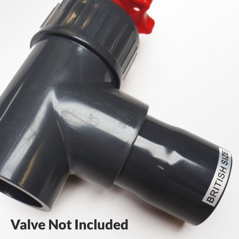 Metric to Standard Imperial PVC Adapters - 40mm to 1-1/4"