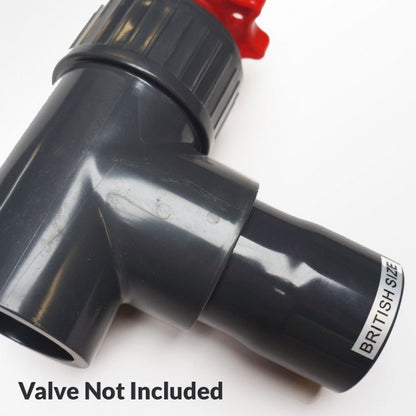 Metric to Standard Imperial PVC Adapters - 40mm to 1-1/4"