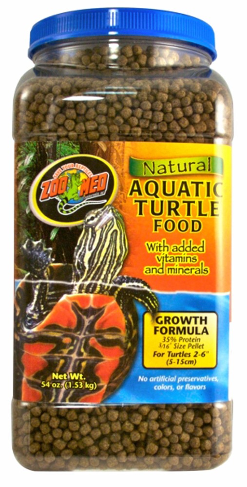 Zoo Med Natural Aquatic Turtle Food - Growth Formula 54 oz