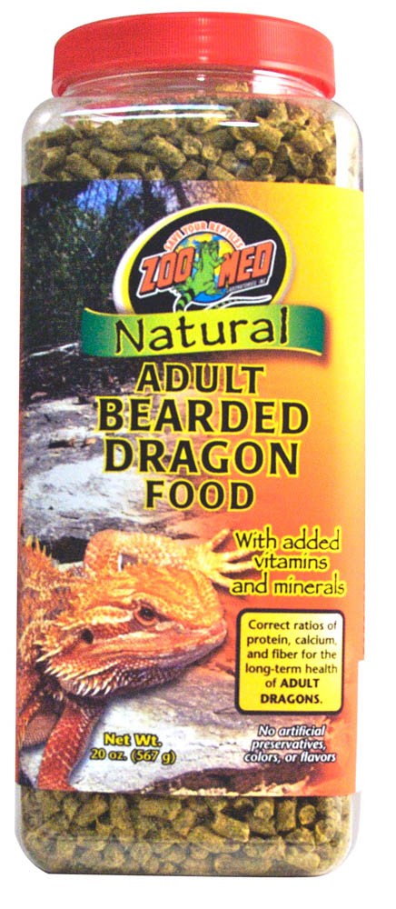 Zoo Med Natural Bearded Dragon Food - Adult Formula 20 oz