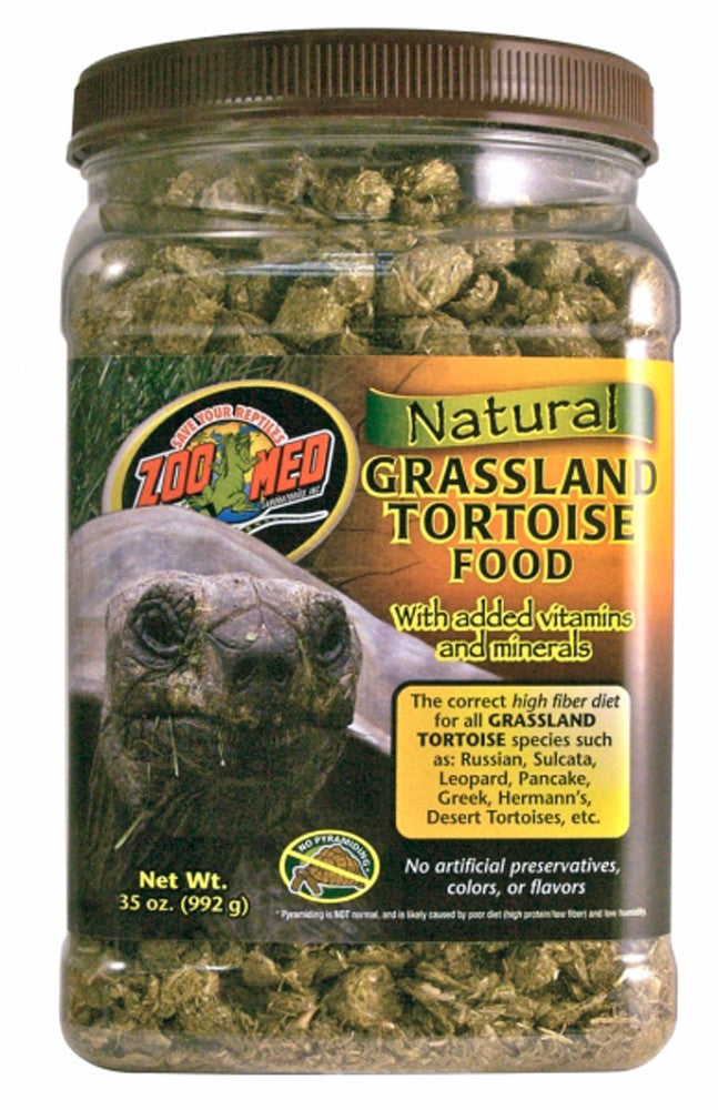 Zoo Med Natural Grassland Tortoise Food - 35 oz