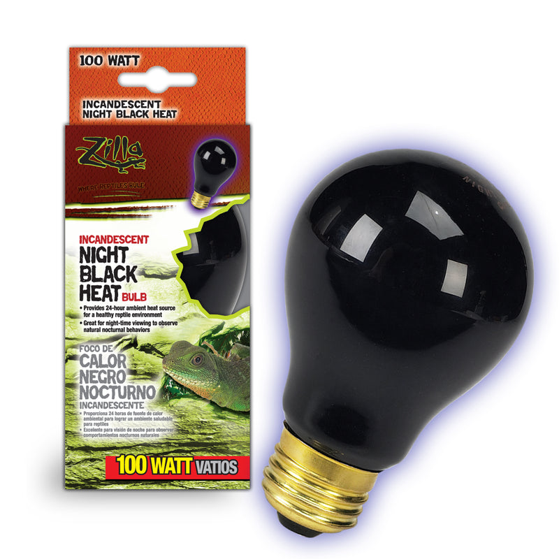 Zilla Night Black Heat Incandescent Bulb - 100 W