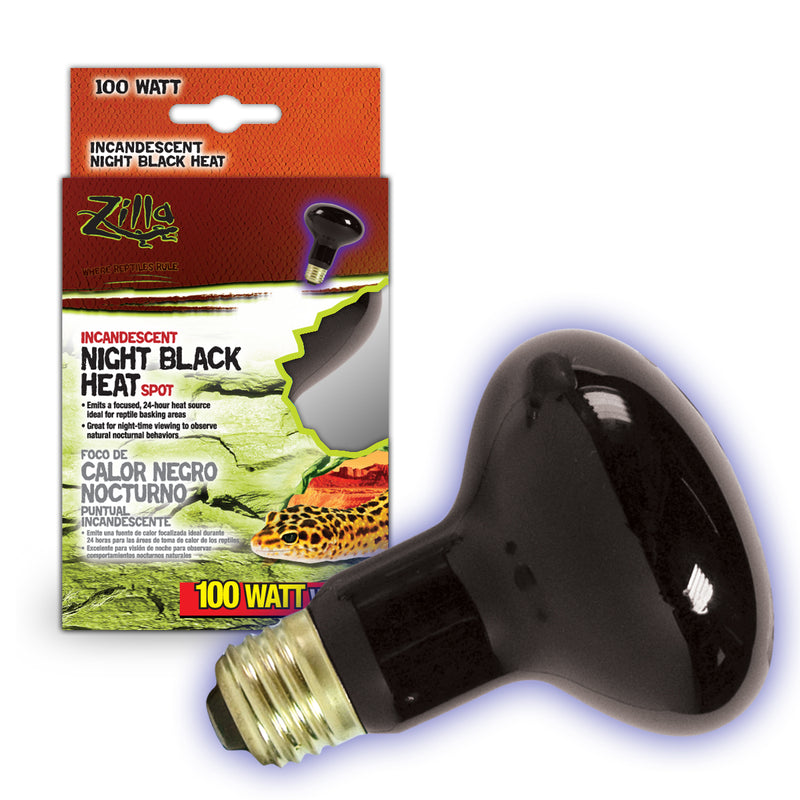 Zilla Night Black Incandescent Heat Spot Bulb - 100 W