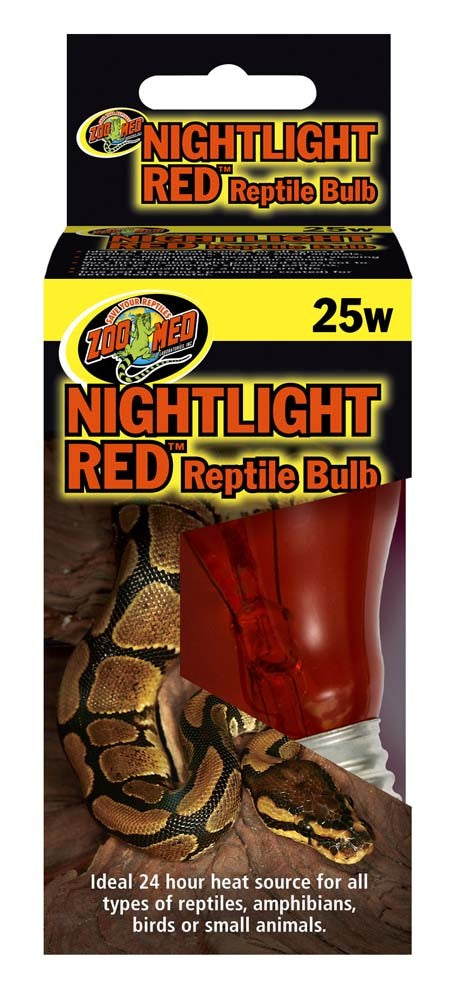 Zoo Med Nightlight Red Reptile Bulb - 25 W