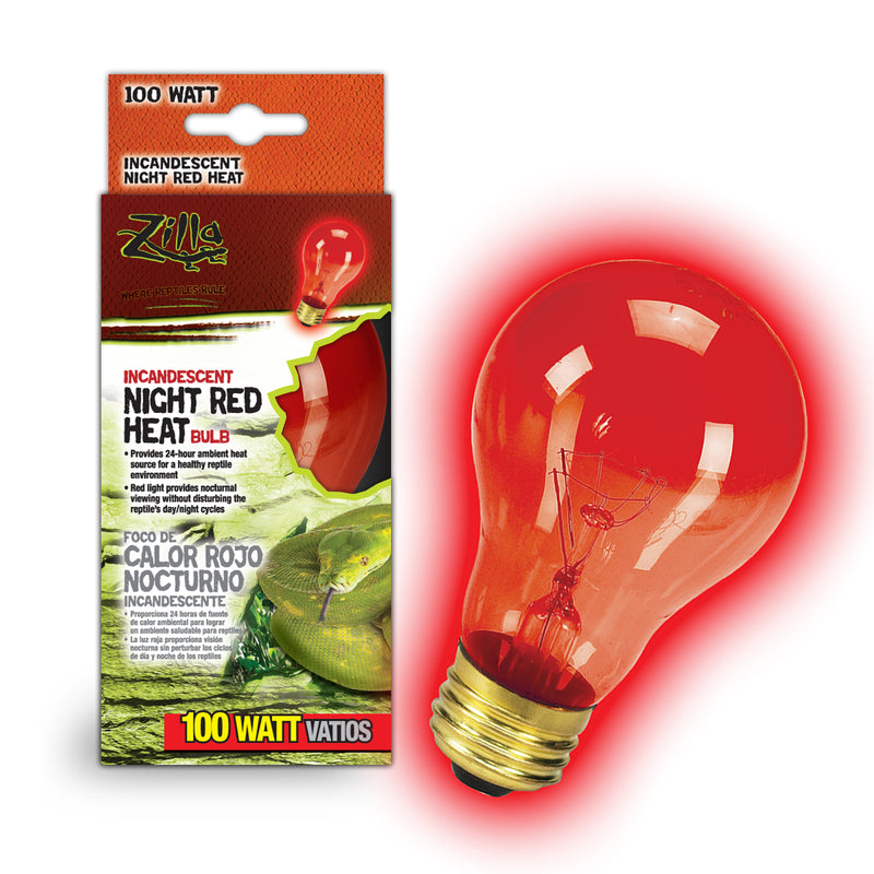 Zilla Night Red Heat Incandescent Bulb - 100 W