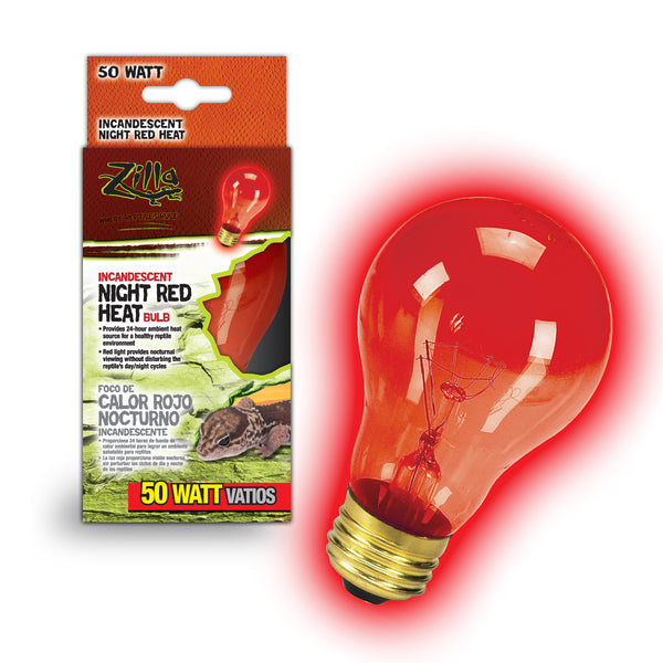 Zilla Night Red Heat Incandescent Bulb - 50 W