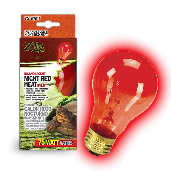Zilla Night Red Heat Incandescent Bulb - 75 W