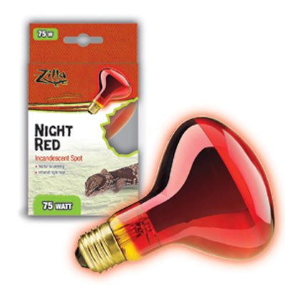 Zilla Night Red Incandescent Spot - 75 W