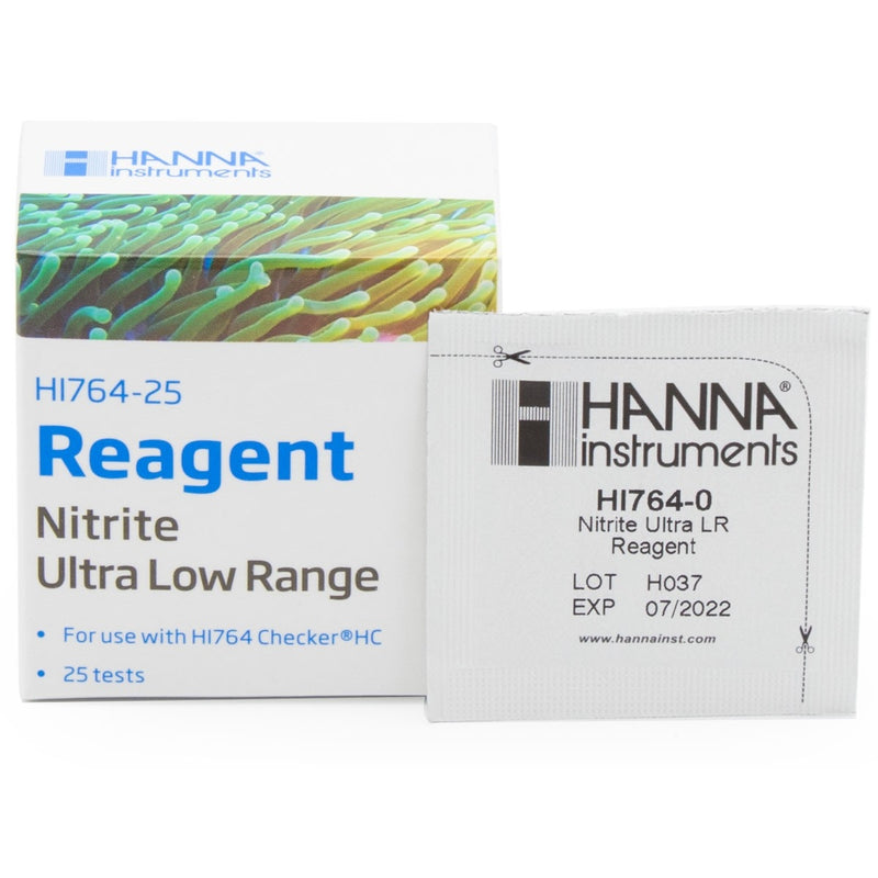 Hanna Checker Ultra Low Range Nitrite Reagents 25 Tests HI764-25