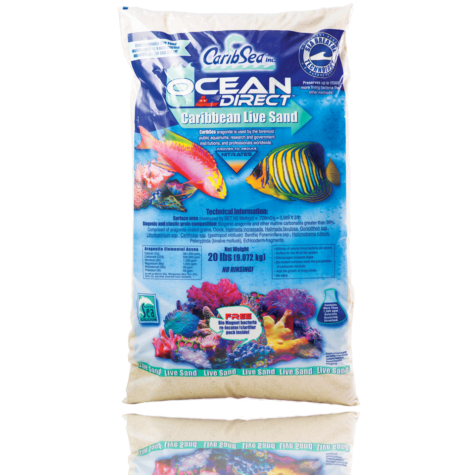 CaribSea Ocean Direct Live Sand Original Grade - 20lb