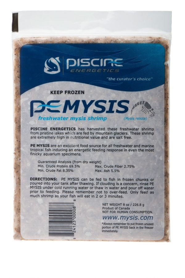 Piscine Energetics PE Frozen Mysis Shrimp - 8oz