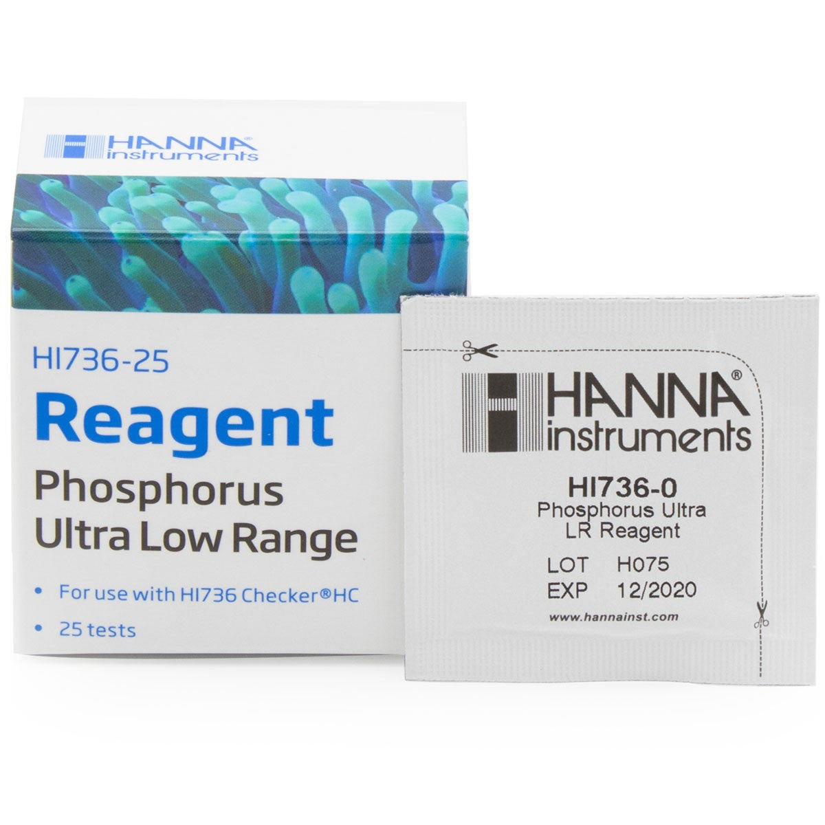 Hanna Checker Phosphorus Ultra Low Range Reagent 25 Tests HI736-25