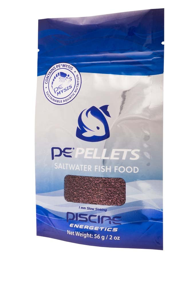 Piscine Energetics Mysis Pellets for Saltwater Fish 1mm - 2oz