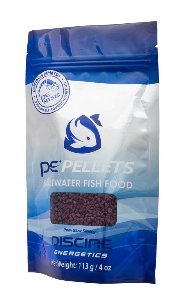 Piscine Energetics Mysis Pellets for Saltwater Fish 2mm - 4oz