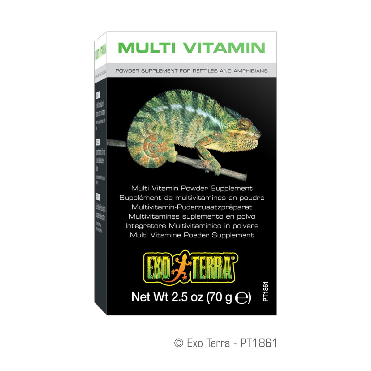 Exo Terra Multi Vitamin Powder Supplement - 2.5 oz - 70 g