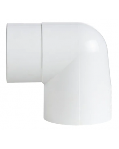 PVC 90 Degree Street Elbow Slip- 1 Inch White