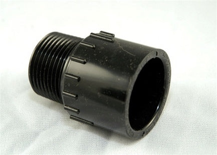 PVC Male Adapter SxT - 1" Black