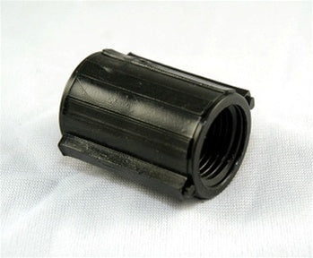 PVC Marlex Coupling TxT Black - 1/2 Inch