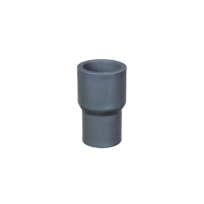 PVC Reducer Coupling - Schedule 80 - Grey - Socket x Socket - 1 1/2 Inch x 1 1/4 Inch